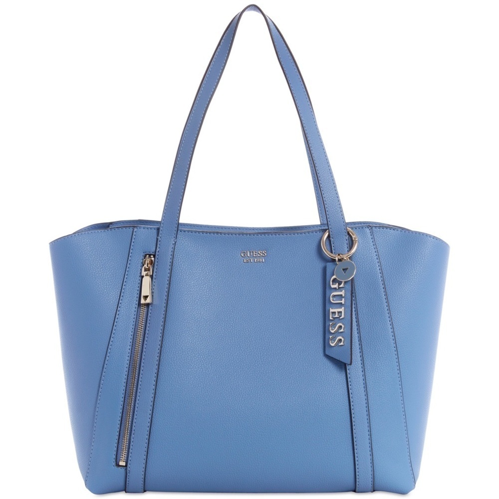 New GUESS Blue Tote - Picture 2 of 13
